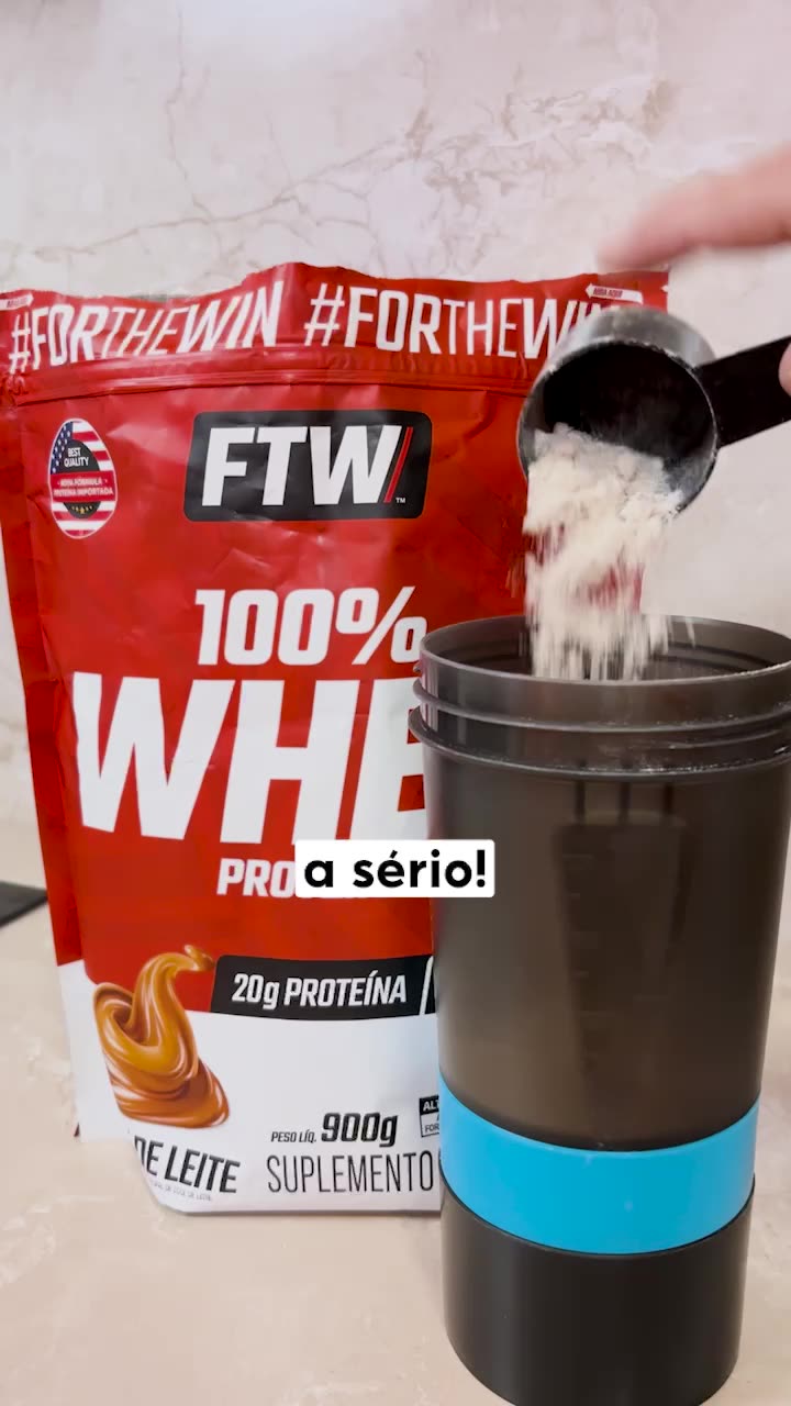 Shake turbinado pra recuperar rápido 🥤💥 Bora treinar?   ção ção  #Whey #Recuperar #Muscula #Nutri