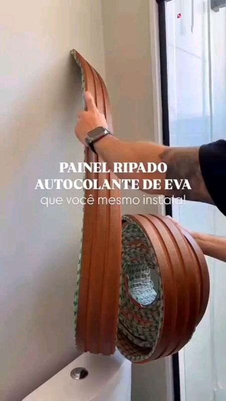 Painel Ripado Autocolante