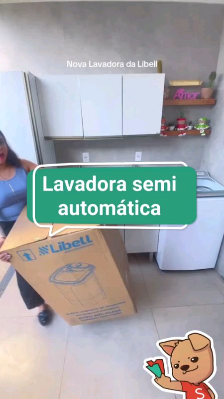 Adicione no carrinho 👆 Lavadora tanquinho semi automática #tanquinho #lavanderia #acheinashopee #viral #Promo