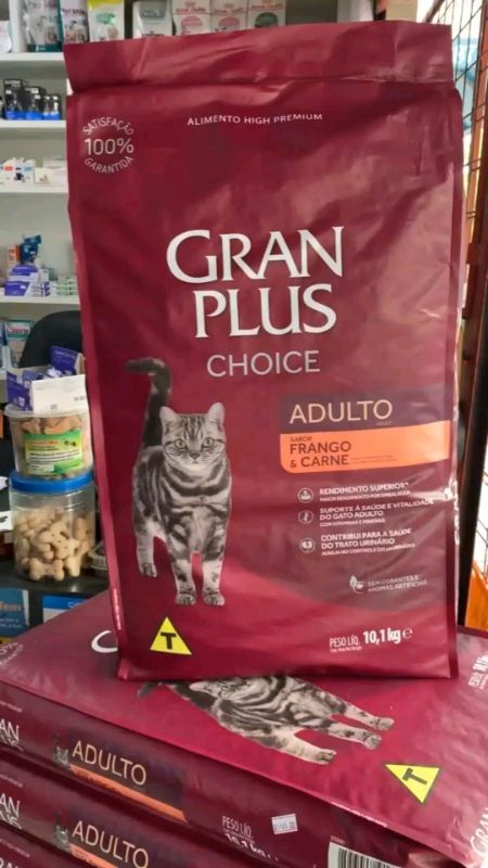 Ração GranPlus Choice #Gatos #Adultos #Frango #Carne