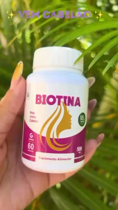 Biotina acelera o crescimento fortalecimento das unhas e previne de quedas #biotina #cabelo #longo #rapunzel #unhas #antiqueda #crescimento