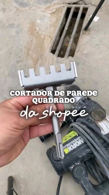 cortador de furo quadrado, tipo de caixa soquete #soquete #cortador #parede #construção #acheinashopee