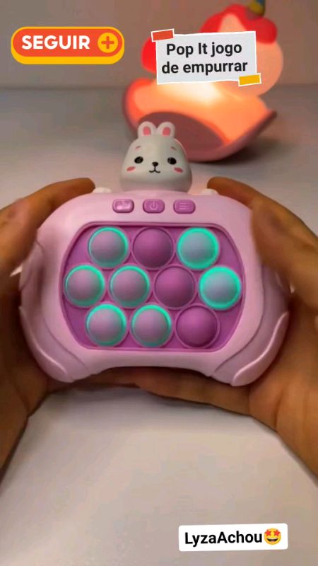 Jogo de empurrão rápido #POPIT Anti Stress de #ansiedade #Brinquedo #Presente  Crianças e juventude #dia das #crianças