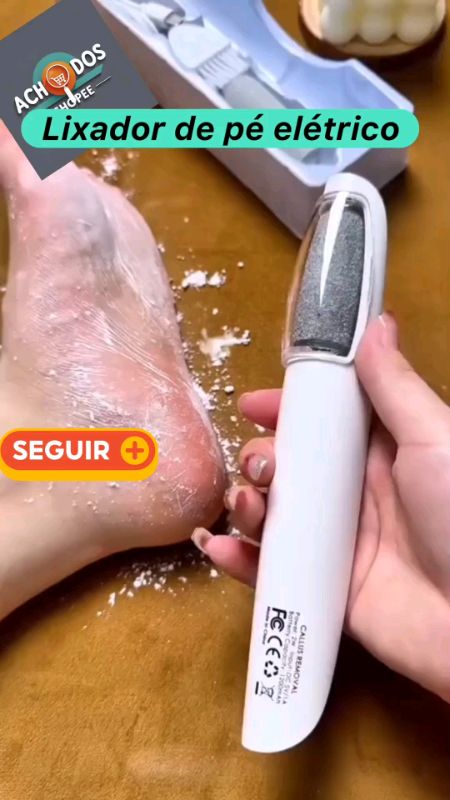 Lixador de pé e tira calos Elétrico #lixador#lixadordepe #lixadoreletrico #lixadordepeeletrico #lixadepe#tiracalos#tirarachaduras #pé#pe