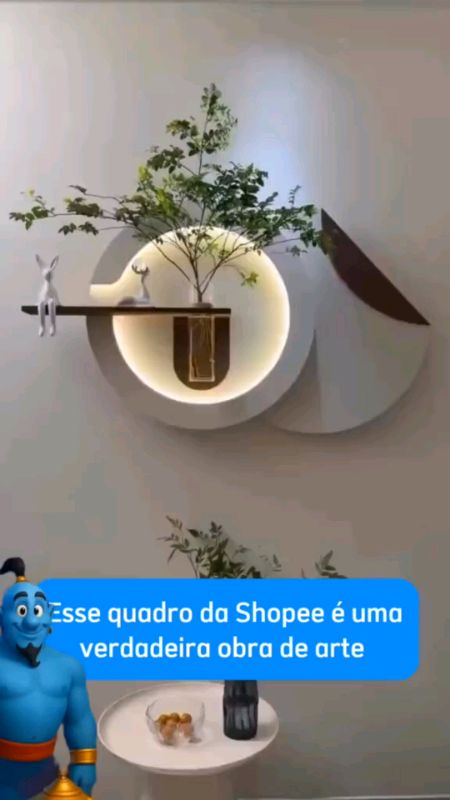 Quadro decorativo iluminação #quadro #decoraçãodecasa #decoração
