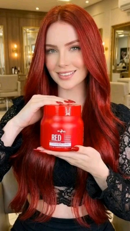 Máscara Matizadora Tonalizante e Hidratante RED Mairibel Maribel #matização #tonalizante #cabelovermelho #ruivo #cabelo #MáscaraMatizadora