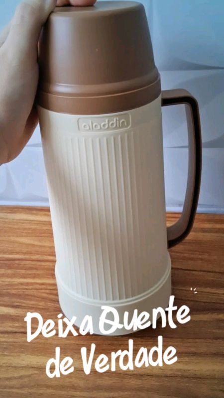 Garrafa Térmica Café #garrafa #garrafatermica #termica #Garrafatermicacafe #cozinha  #garrafatermicaaladdin
