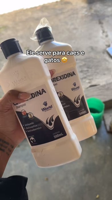 Shampoo clorexidina word para cães e gatos #viralsho #petfeliz #cuidadoscompet #worldpet #shopeevideos #achadinhosshopee