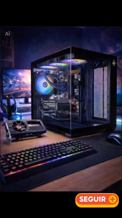 ￼PC Gamer Titan Pro, AMD RYZEN 7 5700X, Water Cooler, GeForce RTX 5060 8GB #pc #gamer #titan #pro #amd #ryzen #water #jogo