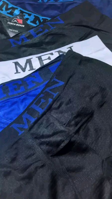 Kit dr Cuecas box Microfibra Sem Costura Confortável #cueca #masculino #homem #conforto