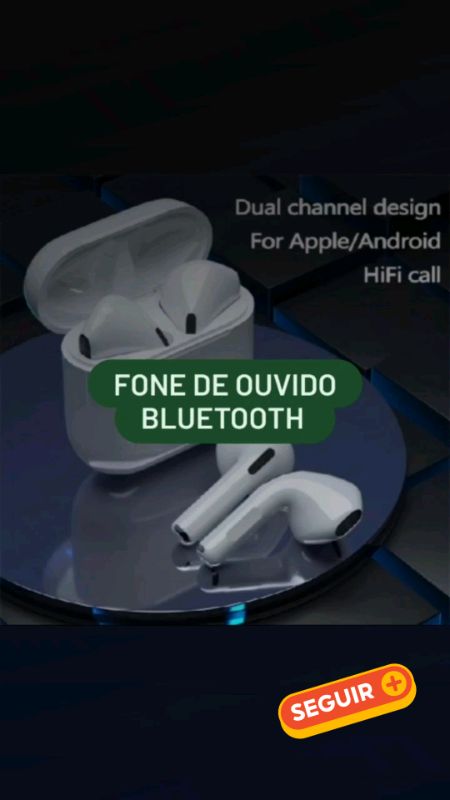 Fone de ouvido Bluetooth #fonedeouvido #fonesemfio #fonebluetooth #tws #fonedeouvidobluetooth