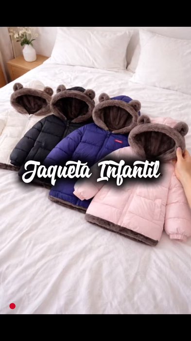 Jaqueta Infantil Inverno #jaquetainfantil #jaquetainverno #jaqueta #casacoinfantil