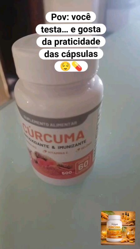 Cúrcuma longa arkad 60 cápsulas 💖 #curcuma #acafrao #capsulas #suplemento #bemestar