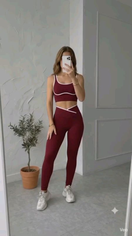 Conjunto Gringo Fitness Feminino Calça e Top Cintura Alta #modafitness #conjuntoacademia #conjuntofitness #treino #academia