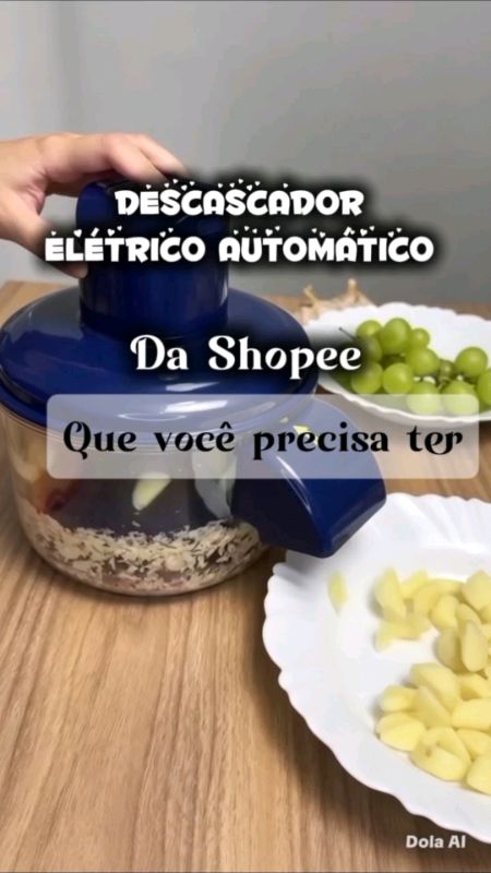 DESCASCADOR ELÉTRICO AUTOMÁTICO #descascador #CasaOrgani #cozinha