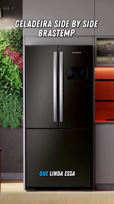 Geladeira Brastemp BRO85ME 559 Litros Frost Free French Door Preta#3#