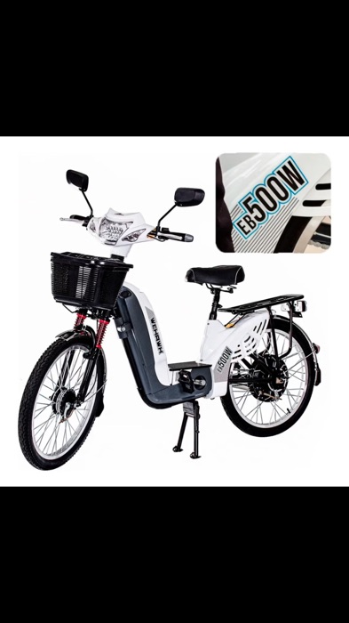 ￼Bicicleta Scooter Elétrica 500W WeHawk EB com Bateria Chumbo Removível Sem CNH 🇧🇷 #viral #shopee #bicicleta #scooter #fy