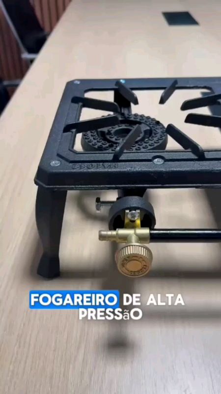 fogão alta pressão Ferro fundido 2 bocas