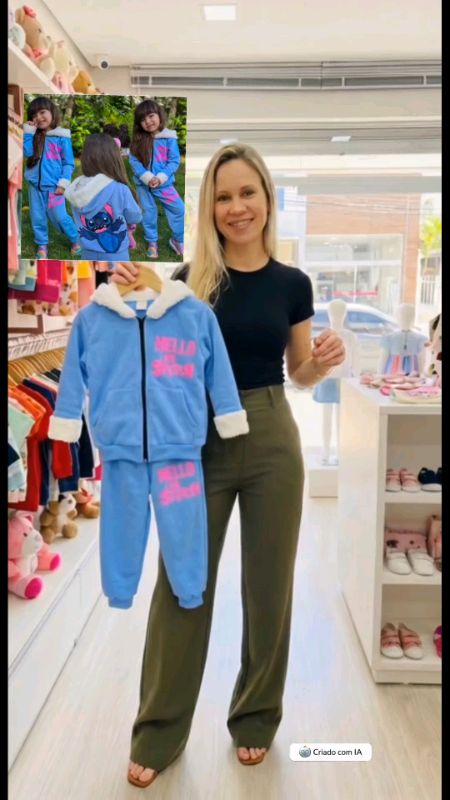 Conjunto Infantil Moletinho calça e casaco. #conjuntomoletinho #conjuntoinfantil