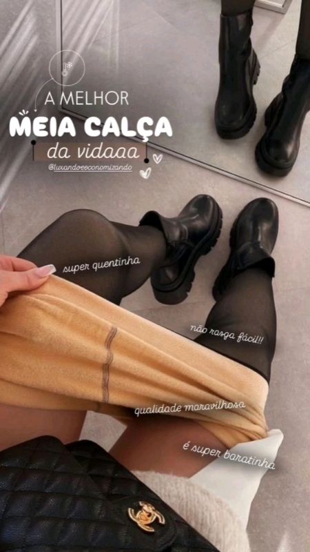 Meia Calça Térmica Feminina