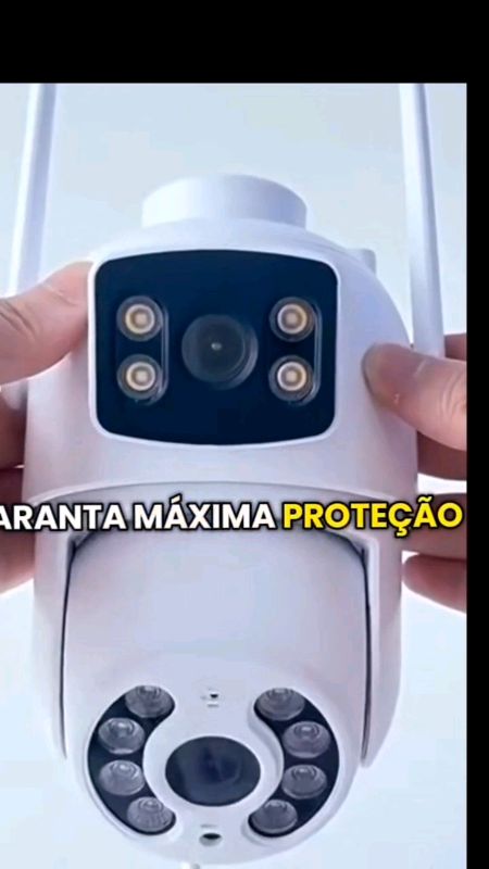 ⚡ Câmera de segurança Lente dupla, giratória,está em oferta, por tempo limitado, aproveite 🔥🔥#camera#cameradeseguranca#cameragiratoria