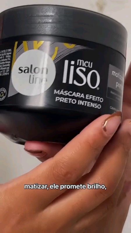 Matizador Preto,intensidade máxima para fios escuros mais vibrantes e com brilho radiante#salonline#matizador#cabelos#cuidados#brilho