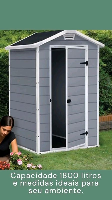 #Depósito de #Jardim #Multiuso 4x3 Manor Keter #ArmazemExterno #Compacto e #Resistente