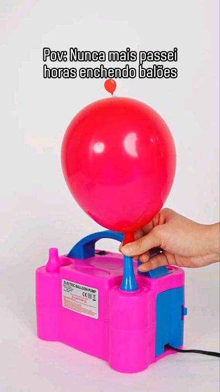 Bomba de encher balão inflador elétrico de balão  #infladorelétrico #infladordebalão #BombaDeEncherBalão #BombaElétrica