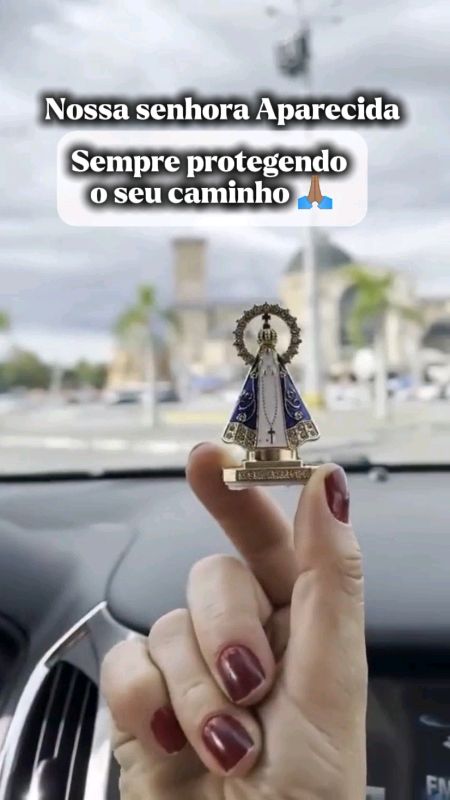 Imagem de nossa senhora Aparecida para painel de carro #nossasenhora #nossasenhoraaparecida #santa #santamaria