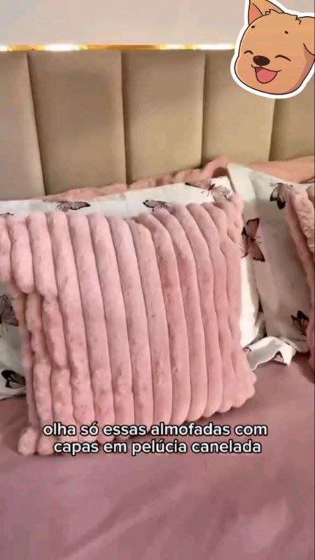 kit capas para almofada em pelúcia #kit #casa #sala #sofa #almofada #capa #barato #achado #acheinashopee #pelucia #decoração #bonito