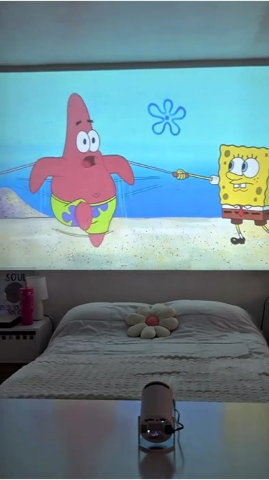 Projetor 4K HD Multimídia Compatível com celular, tv e pc #projetor #viral #cinema