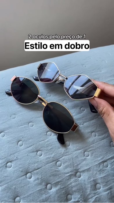 Kit 2 óculos estilo, proteção e custo-benefício! #oculos #moda #acessorios #estilo #shopee #achadinhos