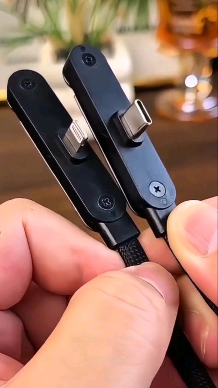 cabo de carregamento para celular 240w com suporte invisível 2 em 1 tipo C, iPhone #cabodecarregamentorapido #caboparacelularsuporteinvisivel