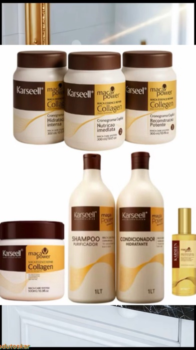 #kit  #karseell  #collagen  #completo #mascara  #shampoo #condicionador