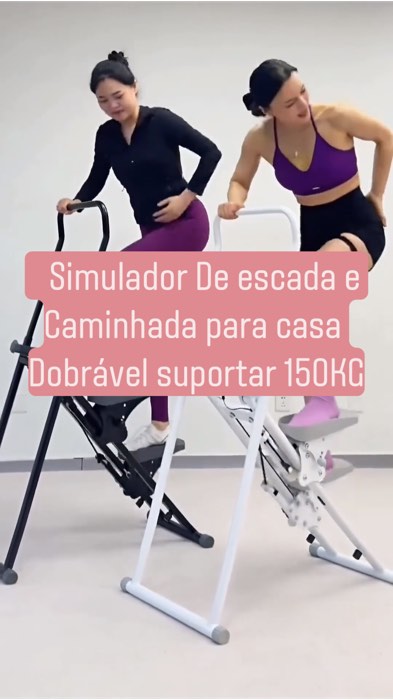 ￼Simulador De escada e Caminhada para casa Dobrável suportar 150KG #SimuladorDeEscada #simuladordecaminhada #academiaemcasa #acheinashopee