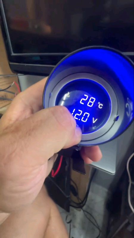 Voltímetro medidor de temperatura