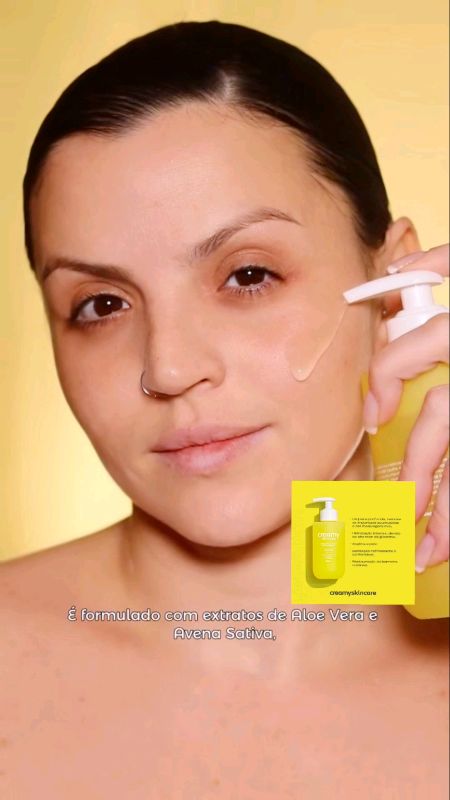 Limpador Glicerinado Limpador Facial Pele Sensível - Creamy Skincare 200ml