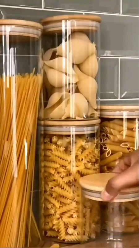 Pote hermético  Mantimentos #cozinha #mantimentos #potes