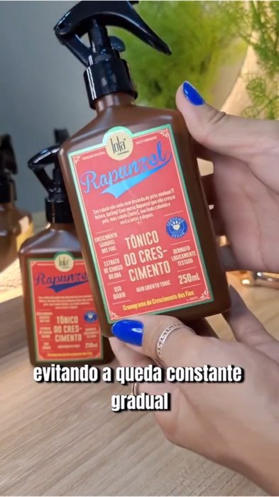 Lola Rapunzel Tonico de crescimento 250ml #cabelo  #tratamento #lolla #tônico #acheinashopee #maisvendidos #cuidadospessoais #fyp #beleza
