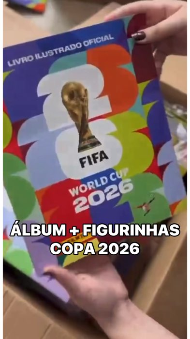 Aqui a emoção da Copa começa no álbum! Vai colecionar? Clica na sacolinha laranja para aproveitar.