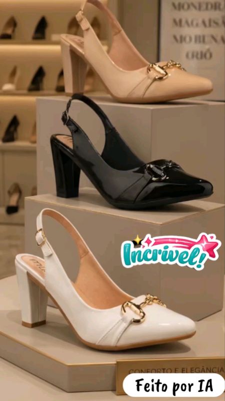 #SaltoAlto #BicoFino #Feminino #Scarpin