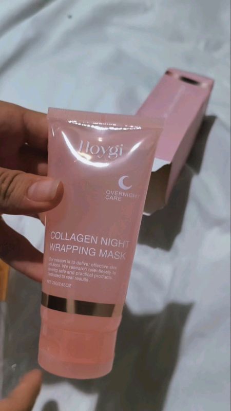 Mascara se colágeno noturna. aplique antes de dormir e tire no dia seguinte. #colageno #skincare #mascara #cuidadocomapele #pele #mulher