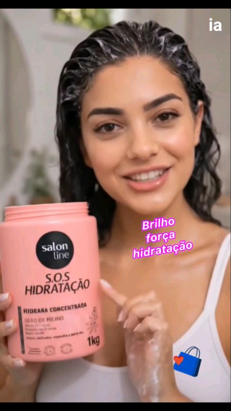 Máscara S.O.S hidratação #publi #mascara #hidratacao #cabelo