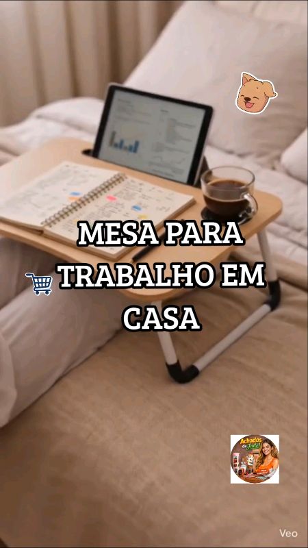 Mesa para Trabalho Em Casa Multiuso.Suporte para home office mesa Portátil #homeoficce