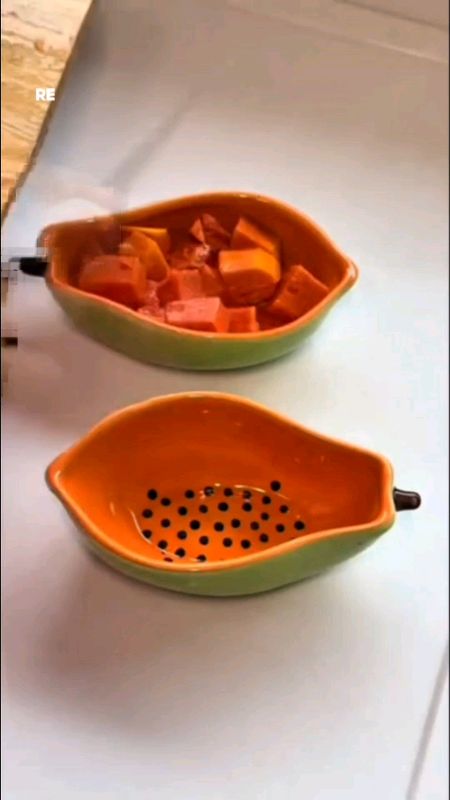Tigela formato fruta #tigela#tigelafruta#cozinha