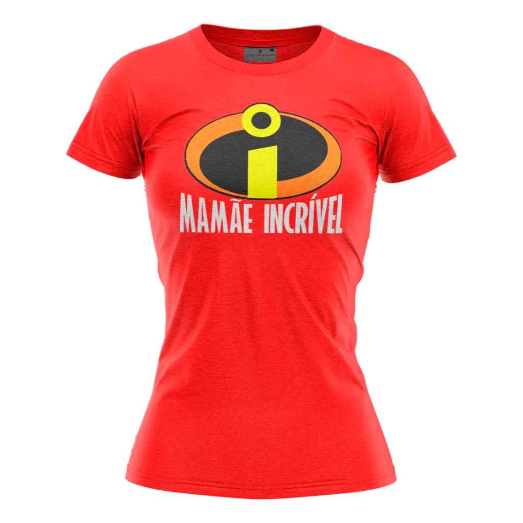 conjunto Familía 1 Baby look Mamãe + 1 Camiseta Papai + 1 Baby look Vovó Incrível - Personalizado kit