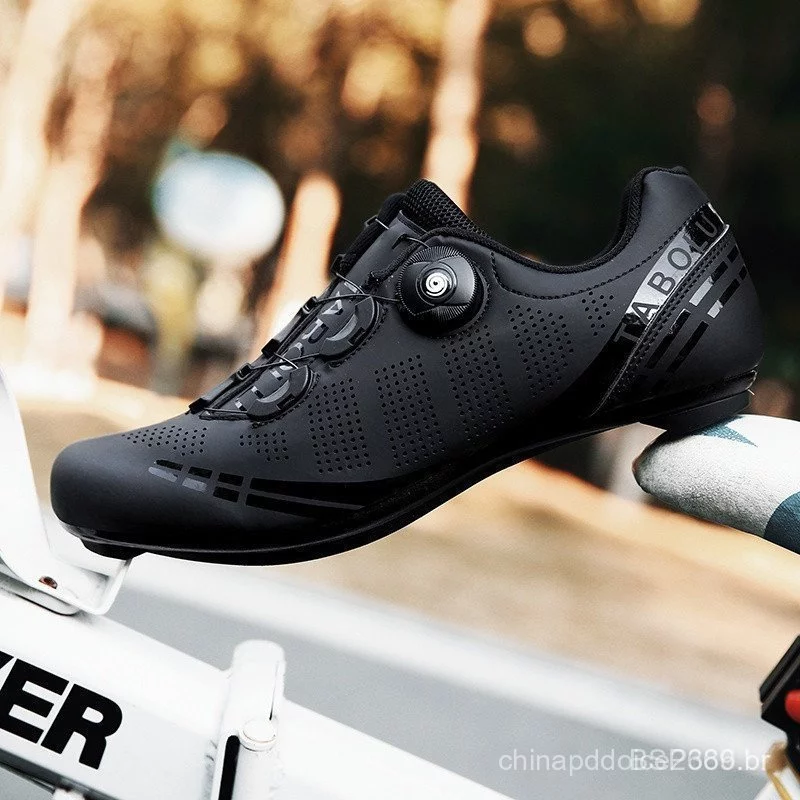 Calçados de Ciclismo Profissionais Masculinos com Clip SPD/Calçados de Tênis para Bicicleta