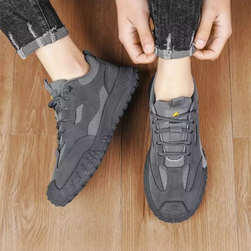 Sapatos de caminhada masculinos, calçados esportivos antiderrapantes e resistentes ao desgaste, calçados de caminhada da