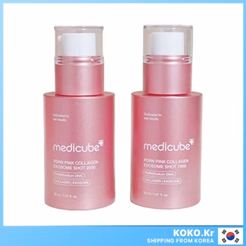 MEDICUBE PDRN Rosa Colágeno Exosome Shot 2000/7500 30ml Com Brindes